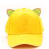 Children's Yellow Cotton Fisherman Hat with Logo for Primary Students, Kindergarten and Spring Outings