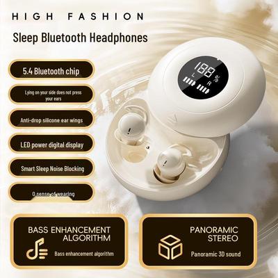 2025 Bluetooth In-Ear Sleep Earphones: Noise-Canceling, Comfy Fit, Long Battery