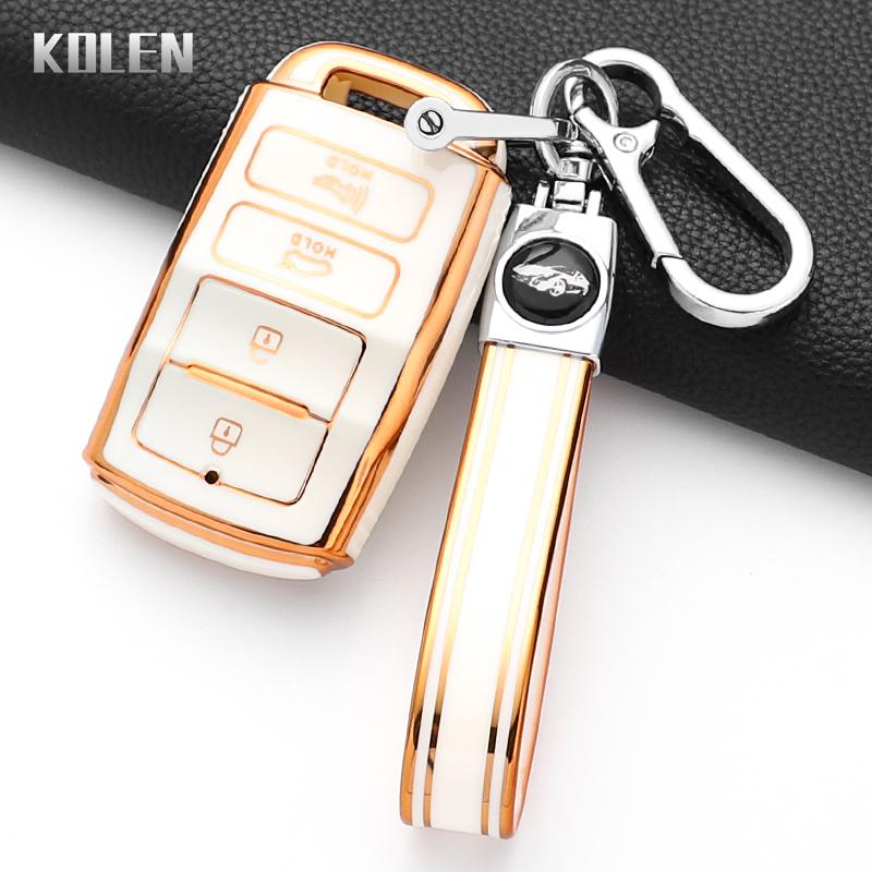 Fashion Tpu Car Key Case Cover For Kia Cadenza K9 K7 K-04 Sorento K900 And New K7 Protected Keychain Shell Fob Accessories Bag