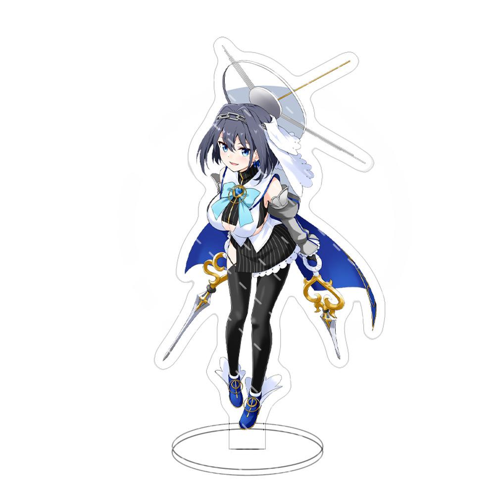 15cm Hololi Virtual Hostess New Cartoon Characters Acrylic Cosplay Stand Model Creative Office Decorations Cute Permanent Recording Fans