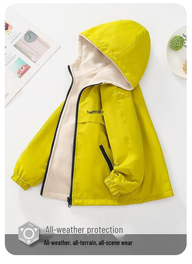 Boys' Stylish Double-Sided Winter Jacket 2026 - Thick, Handsome, Medium to Large Sizes
