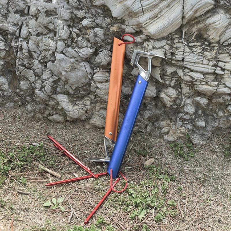 Multifunctional Stainless Steel Stakes Nail Puller with High Quality Aluminum Alloy Handle Protect Yourself In the Wild