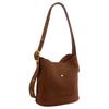 Coach Bleecker 28 Beuteltasche Mit Metallbeschlägen Damen Umhängetasche Warmbraun CCC24-B4WBR
