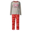 Family Matching Print Sets Pajamas Loungewear Outfits Family Matching Long Sleeve Tops+Pants Set