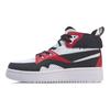 LiNing Leather Casual Non-Slip Breathable Lightweight Durable Balance Mid-Top Kids Skate Shoes Kids Sneakers White Black Red YKCR012-3