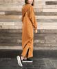 New Plus Size Knitted Hooded Fleece Dress with Pockets - Autumn/Winter Casual Fashion