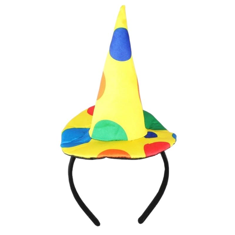 Halloween Clown Costume Novelty Headband Stage Props Circus Hairband Party Wear