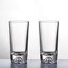 2pcs Sets Japanese Style Mount Fuji Glass Cup Snow Mountain Cup Snowflake Pattern Cocktail Glass Exquisite Foreign Wine Glass