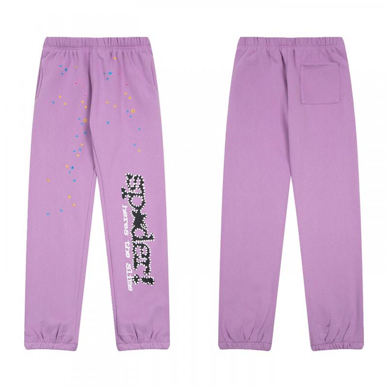 Sp5der Spider Web Foam Print Fleece Hoodie Loose Fit Hip Hop Sweatshirt Men Women