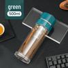 Portable Insulated Glass Tea Infuser Bottle