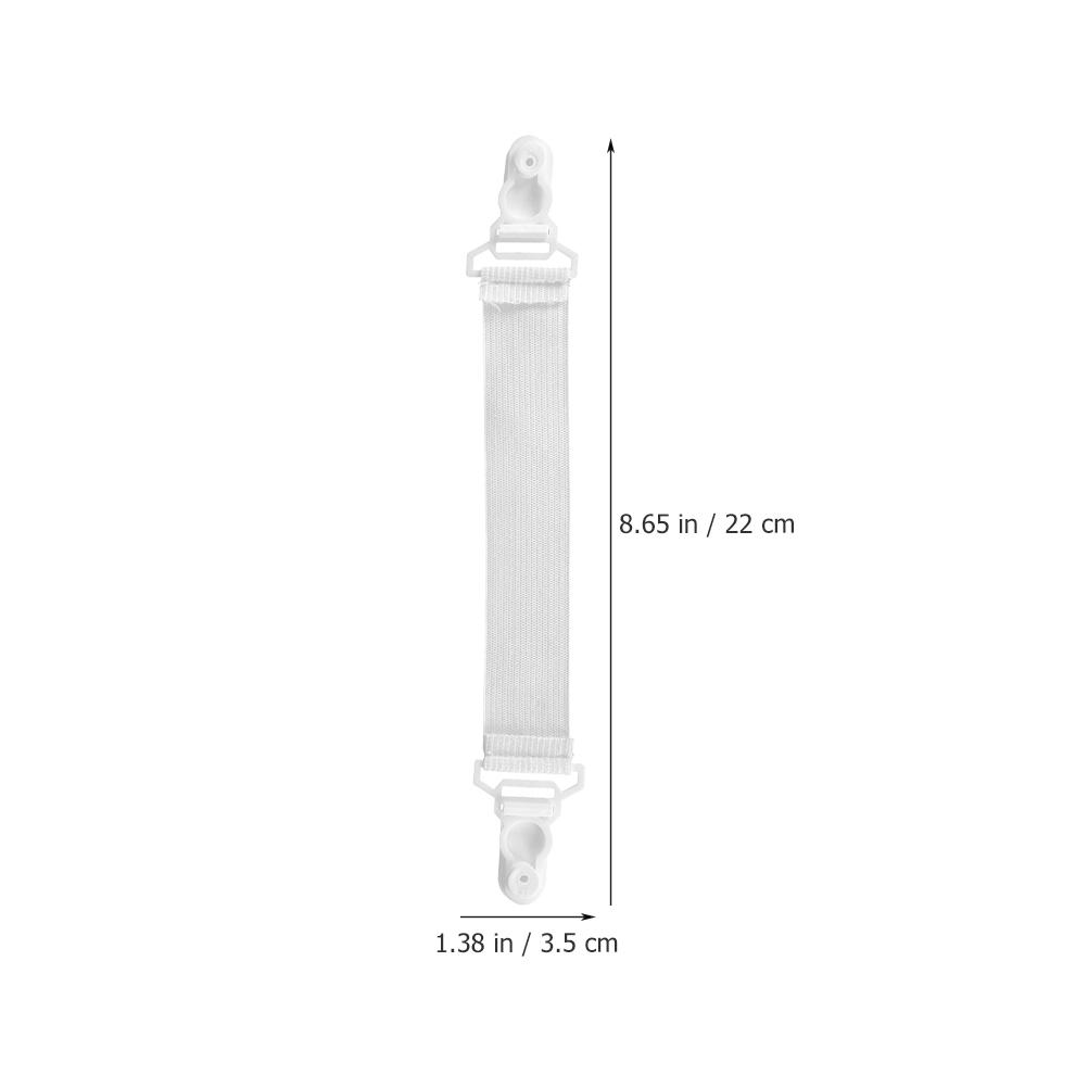 20 Pcs Bed Sheet Clip Fastener Snaps Bedsheet Clips/straps Adjust Clamps Mattress Plastic Suspenders