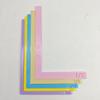 5/7pcs Color-coded Paper Crafting Alignment Guides Paper Positioning Rulers Set  Card Making
