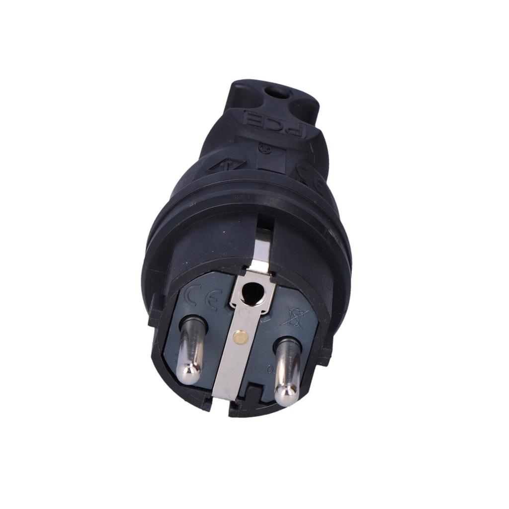 Portable Single-phase Angle Plug Taurus 10/16A 2P+Z 230V Full Rubber I