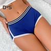 Damen-Boxershorts, atmungsaktiv, niedrige Taille, Unterhose, Fitness-Boxershorts für Sport, Zuhause, Fitnessstudio, Alltag