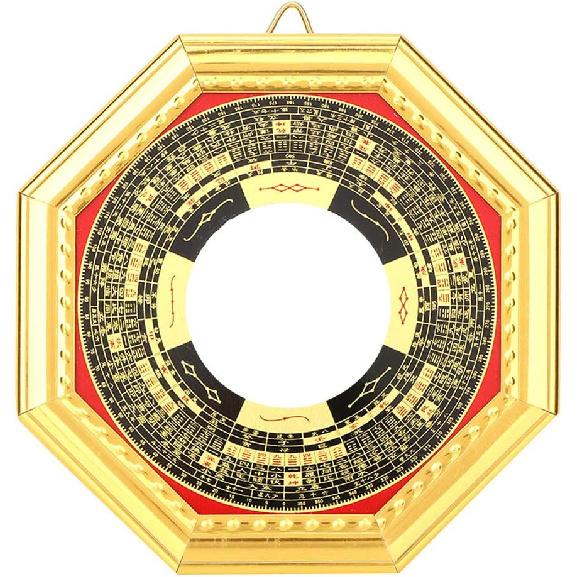 Chinese Feng Shui Mirror, Designed To Be Hung Outdoors, Counteract Bad Luck Bring Good Luck Gossip Mirror Chinese Feng Shui Convex, For(13.5cm