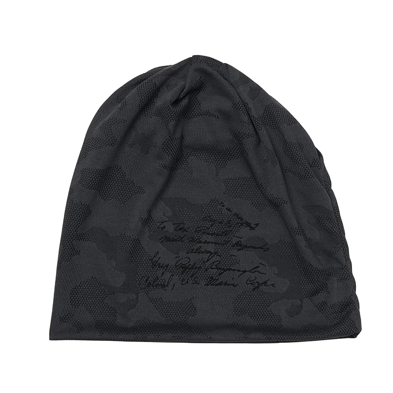 

[Avirex] beanie summer knit mesh camo pattern charcoal