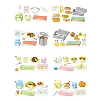 RE-MENT San-X Sumikko Gurashi Itadakimasu! Sumikko School Lunch 1BOX H115mm×W70mm×D50mm PVC