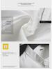 Men's Casual White Linen Shirt - Breathable, Loose-Fit, Three-Quarter Sleeve