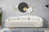 Sofa 3 Seaters Oslo With Cushions Cream Cm 185X84X68