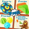 9 Pack All-Around Dog Puzzle Toy Set -Mentally Stimulating Dog Enrichment Toys for Small To Medium Smart Dogs, Includes Dog Lick Mat with Suction