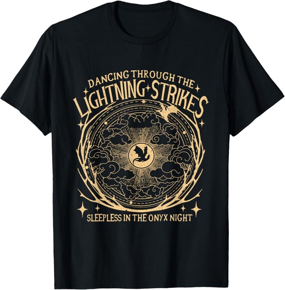 Dancing Through The Lightning Strikes Dragon Lover Women Men TShirt Unisex T-Shirt S