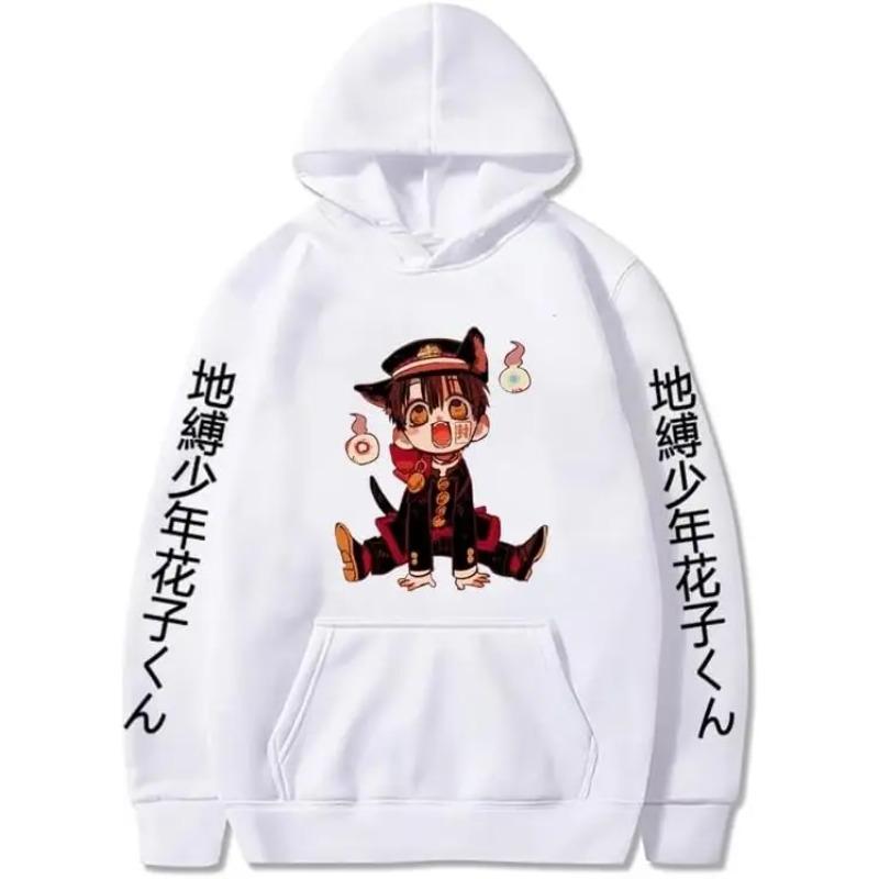 Anime Toilet Bound Hanako Kun Hoodies Unisex Harajuku Cartoon Long Sleeve Streetwear Casual Sweatshirts Pocket Tops