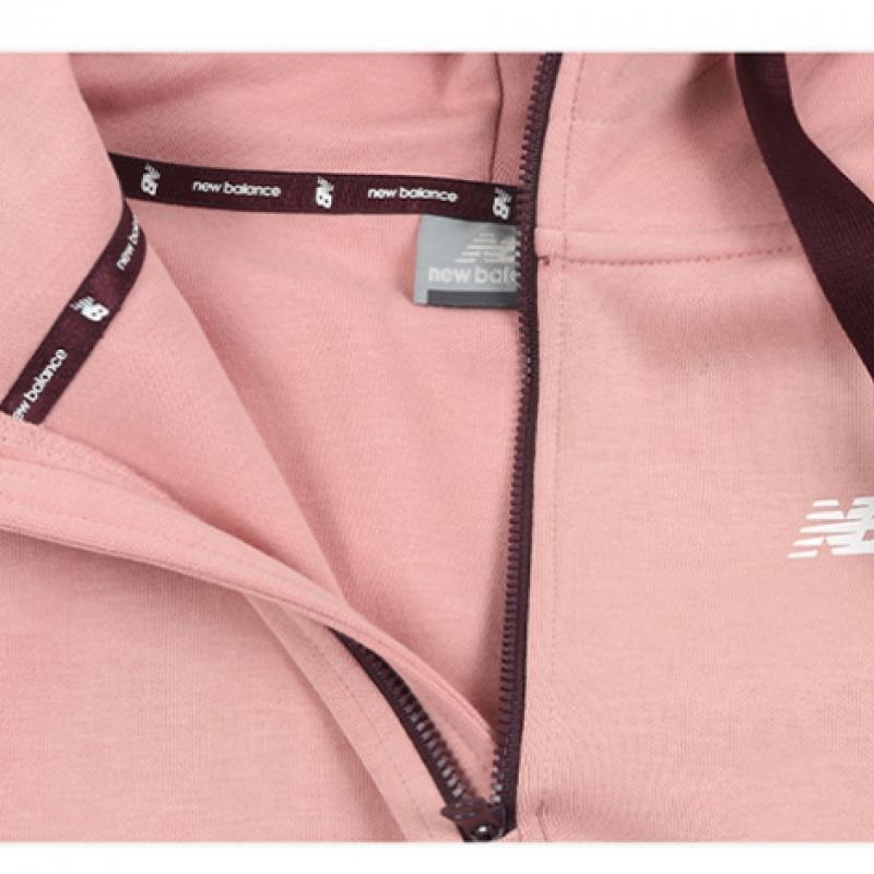 New Balance Women S Semi Crop Anorak Light Pink