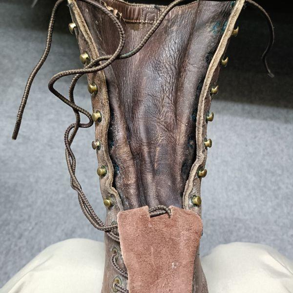 WHITES BOOTS SMOKE JUMPER logger boots 8.5B 25.5-26.5 brown 70s-80s? vintage(USED)