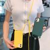 Applicable To Apple 13PROMAX Mobile Phone Case, Lanyard Case, Thickened Silicone iPhone13PRO Mobile Phone Case 14PROMA.