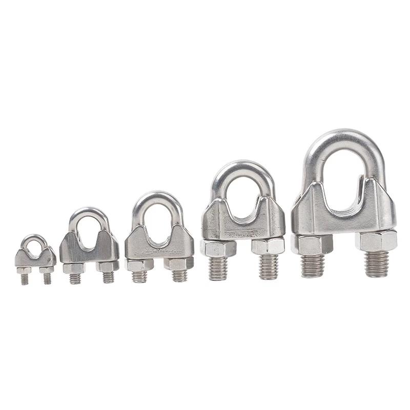 Shourunheng 304 Stainless Steel Wire Rope U-Clamp