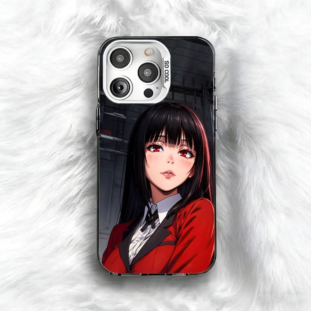 K-Kakegurui Y-Yumeko Phone Case For iPhone 16 17 15 14 12 13 Pro Max Black Color Shockproof Cover