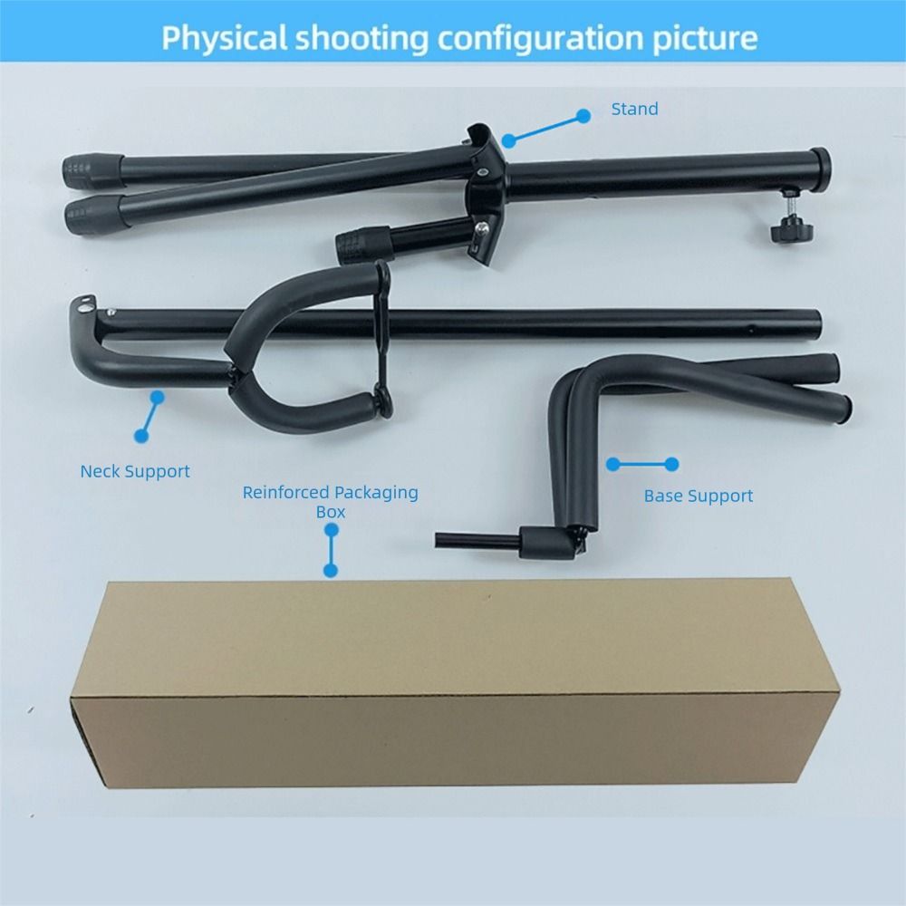 Non-slip Instrument Display Stand Steel Guitar Support Vertical Guitar Rack  Classical Guitar