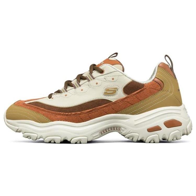 (WMNS) Skechers D Lites 1.0 Cream Brown Orange Women s 149906-TPNT EU 37