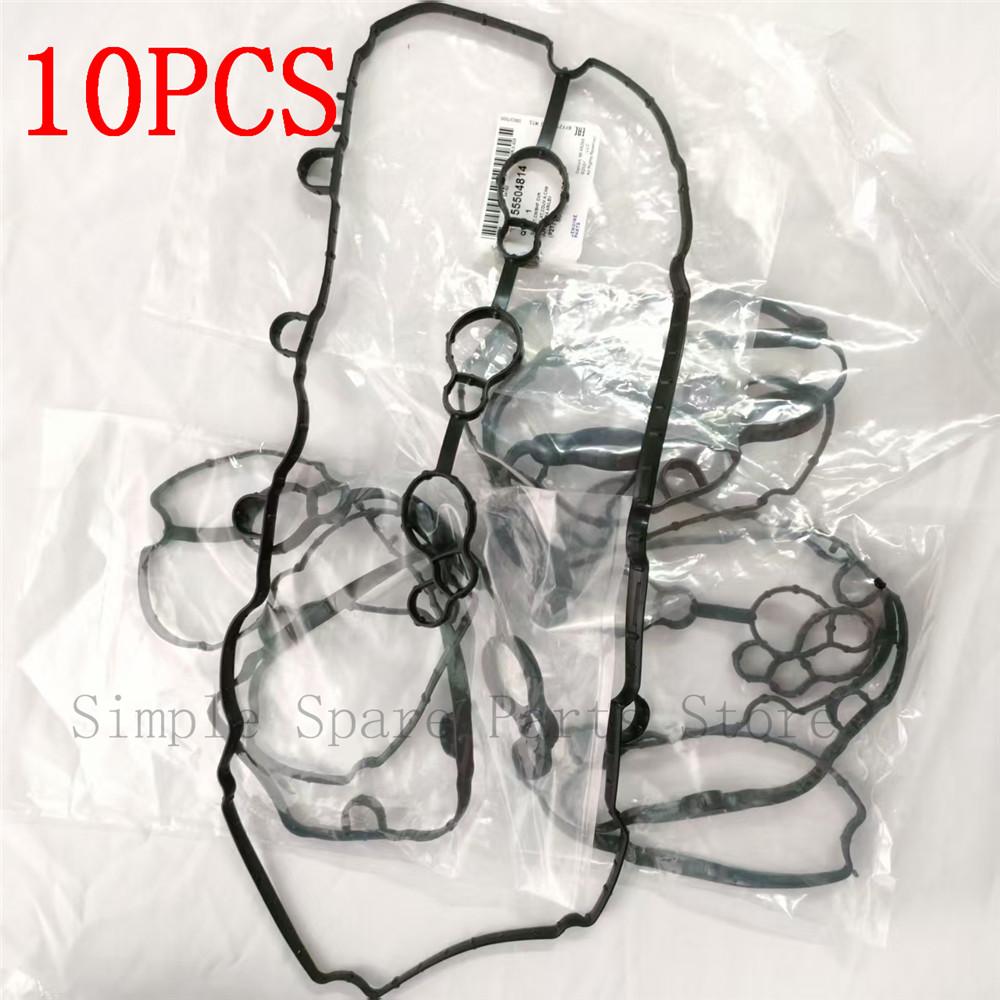 10pcs 55496719 55504814 Engine Valve Cover Gasket For Chevrolet Sealing Components for Camshaft Housing Cover