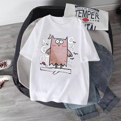 Summer Short Sleeve Women's Street Hip-hop Style Five T-shirt Ins Summer T-shirt