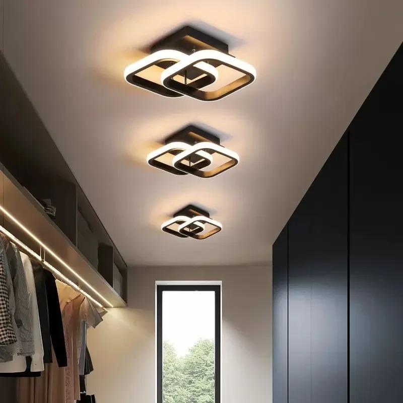 Modern LED Aisle Ceiling Light Chandelier for Corridor Stairs Foyer Balcony Bedroom Bathroom Indoor Home Lighting Fixture Luster