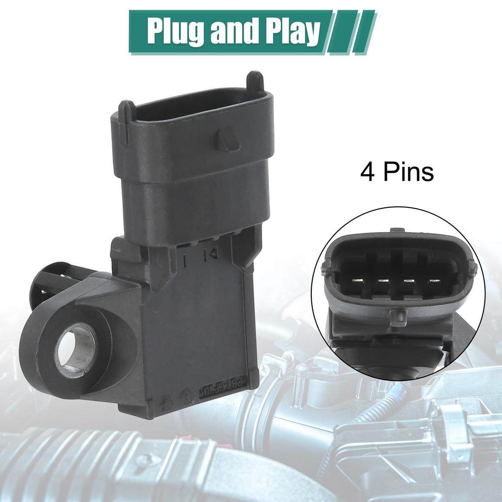 X AUTOHAUX MAP Sensor 22422785 21097978 23886330 Intake Air Temperature and Boost Pressure Sensor Replacement for Volvo Trucks D11 and D13