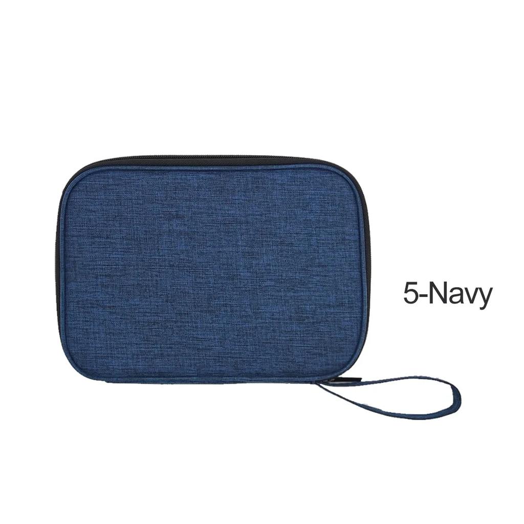 bag Multifunction Travel Carrying for Watch Strap Storage Bag Pouch Portable Case Box for Data cable 300D waterproof fabric