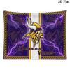 Minnesota Vikings Wandteppich Ästhetischer Wandbehang Bedruckter Stoffdecke Dekorative Wandteppiche für Schlafzimmer Wohnzimmer Heimdekoration