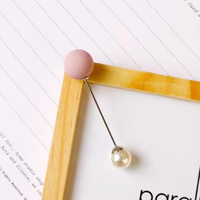 1 szt. Szal szalik ozdoba szpilki podwójna perła broszka akcesoria DIY