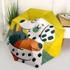 1pc Dalmatian Puppy Love Automatic Open/Close Exquisite Umbrella Sturdy Iron Frame, Compact Travel Umbrella, Intricate Design Umbrella a0829051
