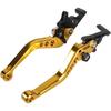 1Pair Aluminum Motorcycle Brake Handle 6-position Adjustable Brake Clutch Levers  Bike Parts