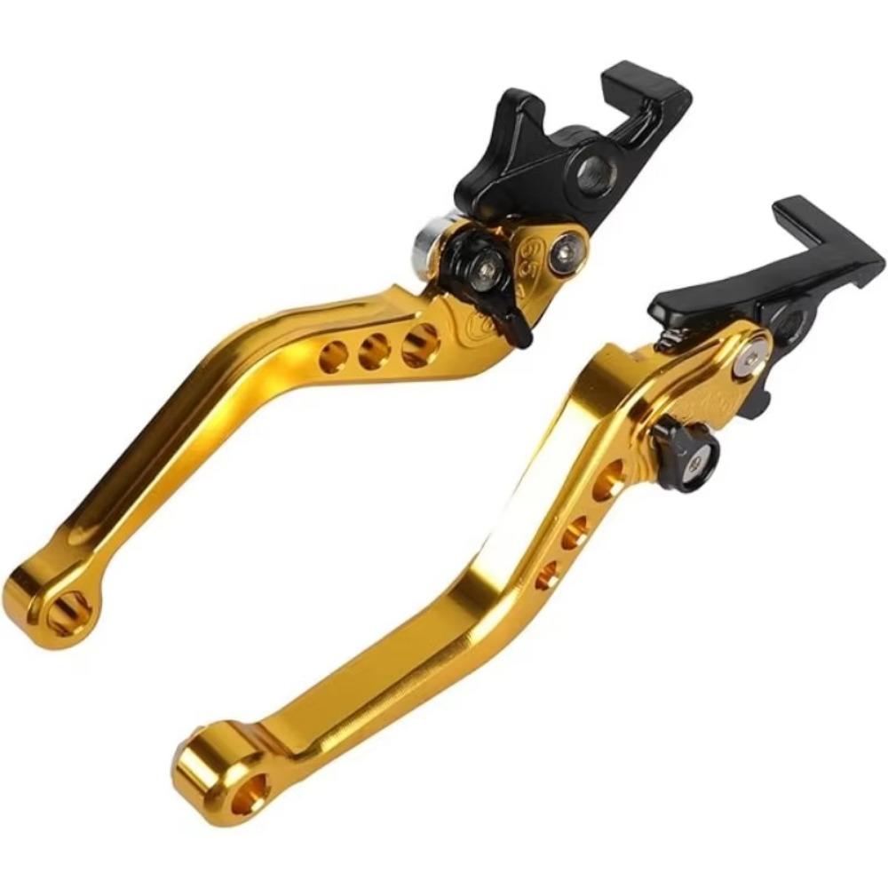 1Pair Aluminum Motorcycle Brake Handle 6-position Adjustable Brake Clutch Levers Bike Parts