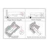 Metric Reading Depth Ruler Stainless Steel Fillet Weld Gauge Inspection Gauge  Gage Kit