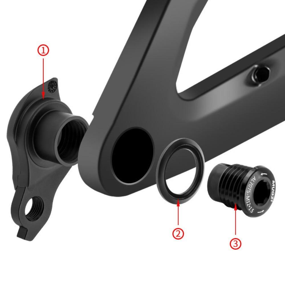 M12-1.5 UDH Rear Hanger MTB Rear Derailleur Hanger Bicycle Parts UDH Tail Hook Bicycle Frame