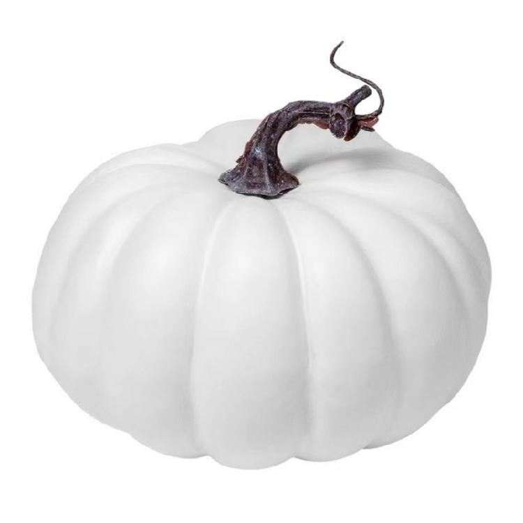 

Halloween Artificial Pumpkin Figures Desk Decorations White/Yellow Pumpkin Ornaments Festival Parties Decorations білий