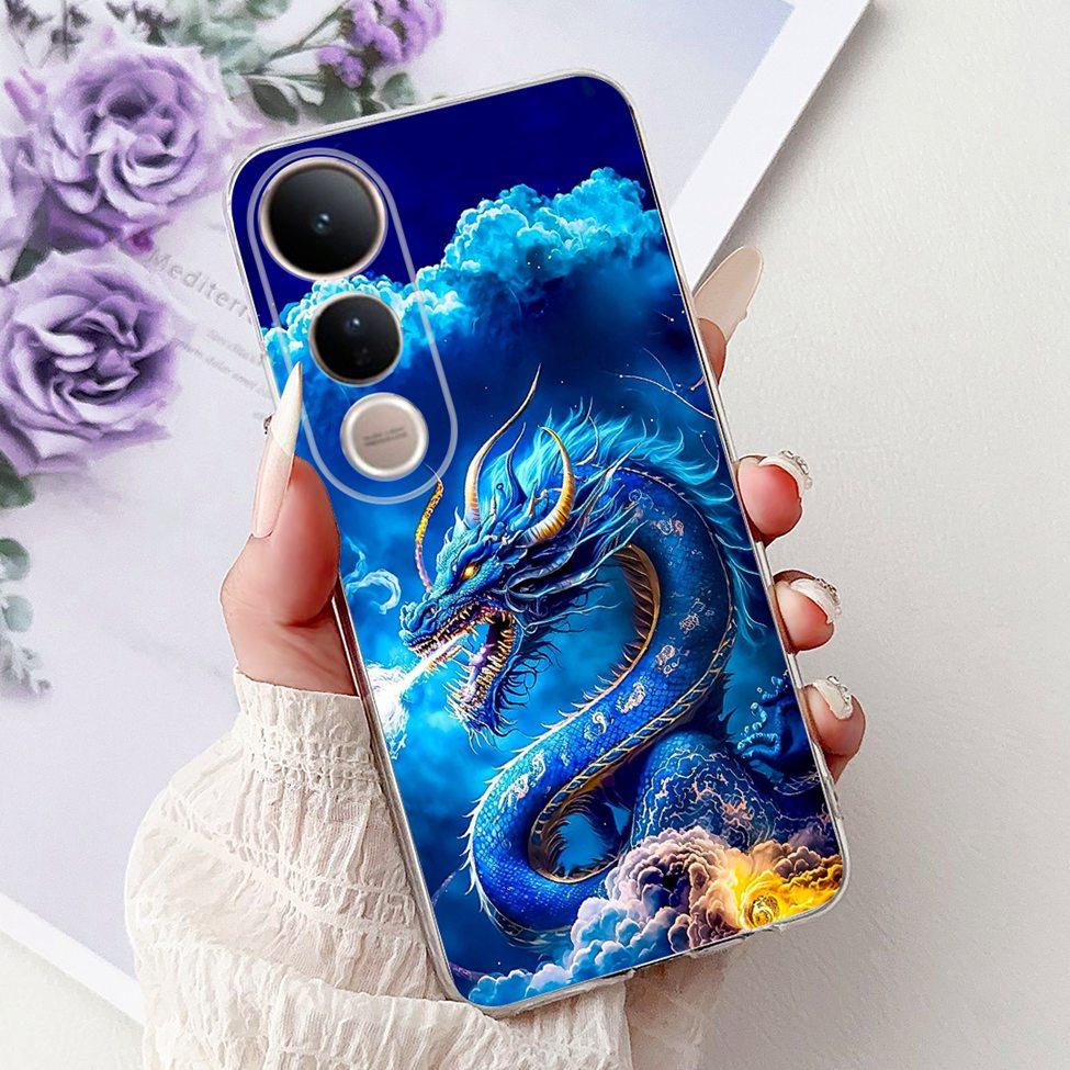 For Vivo V50 Lite 5G Case Cover Cute Cat Luxury Fashion Flowers Funny Cool Painted Back Cover For Vivo V50Lite 5G Phone Case