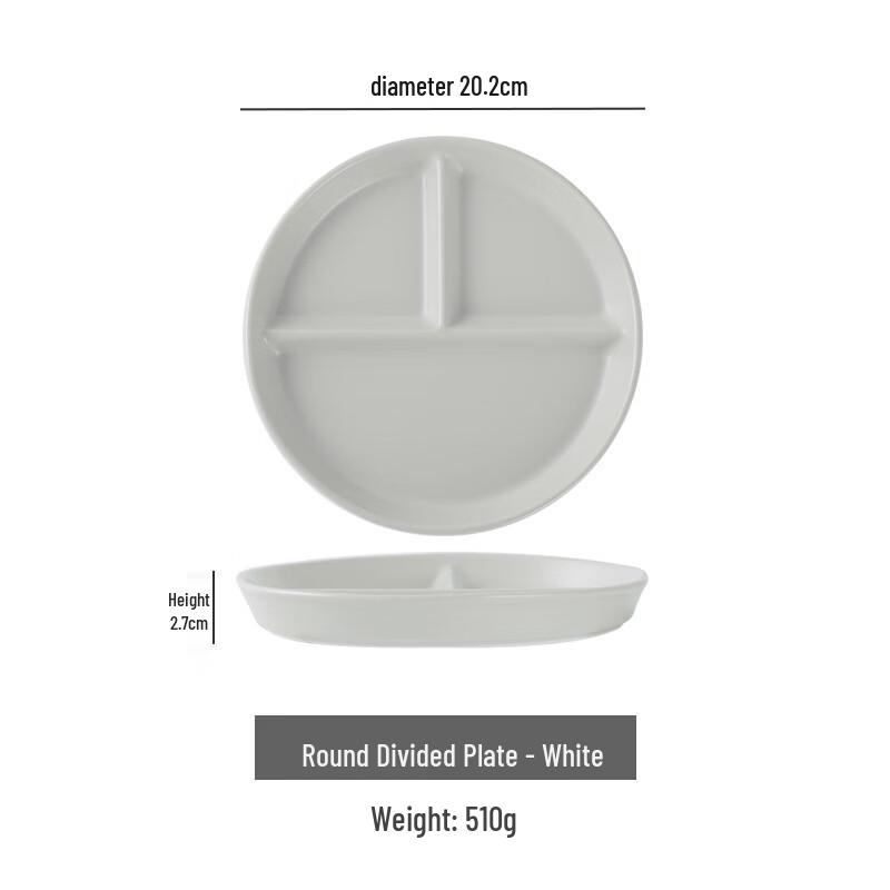 Ceramic Divided Meal Plate