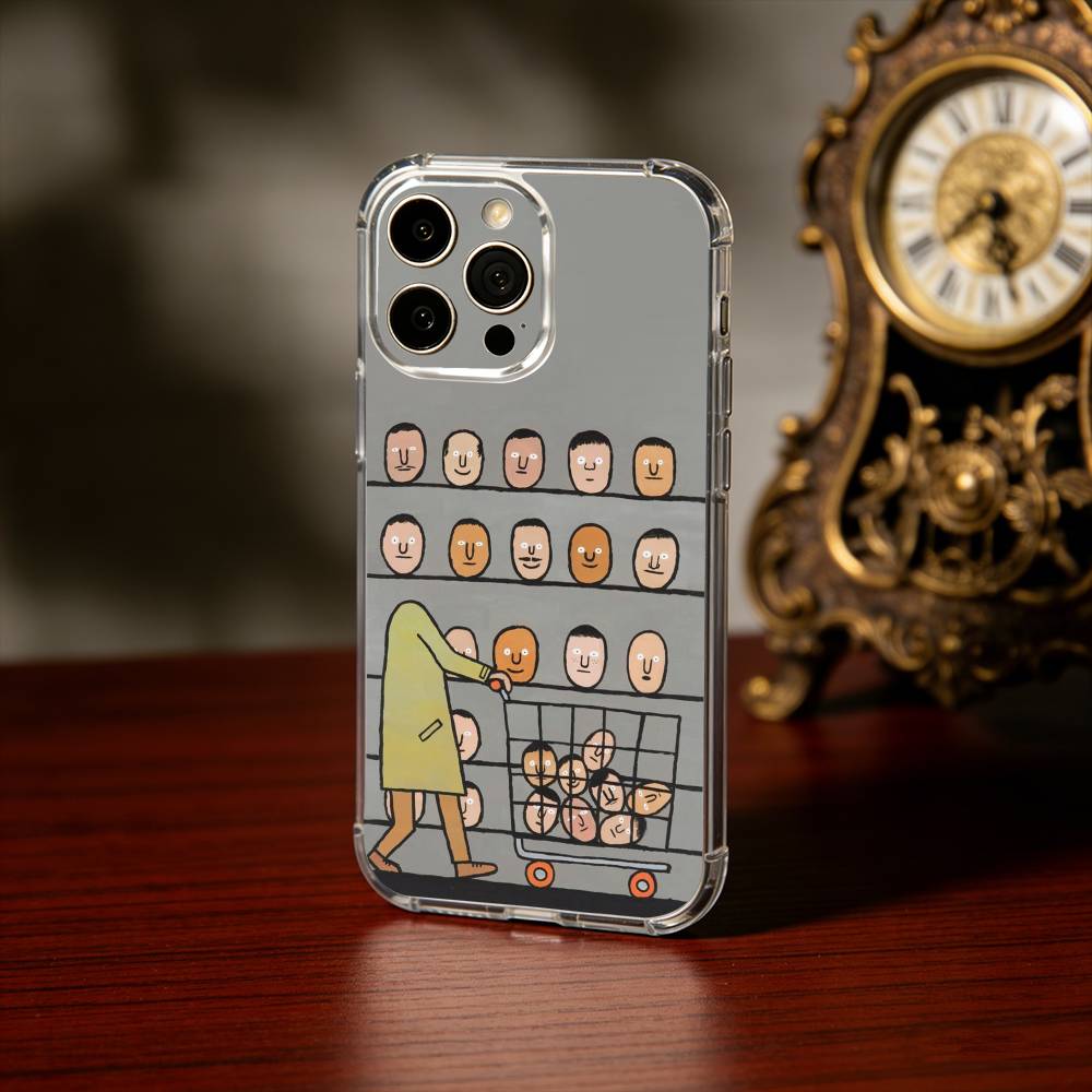 J-Jean J-Jullien M-Minimalist Art Phone Case For iPhone 17 16 15 14 13 12 11 Mini Pro Max Plus Transparent Cover iPhone16