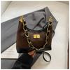 Premium diamond chain underarm bag women's 2025 new versatile retro messenger bag retro commuter dumpling bag